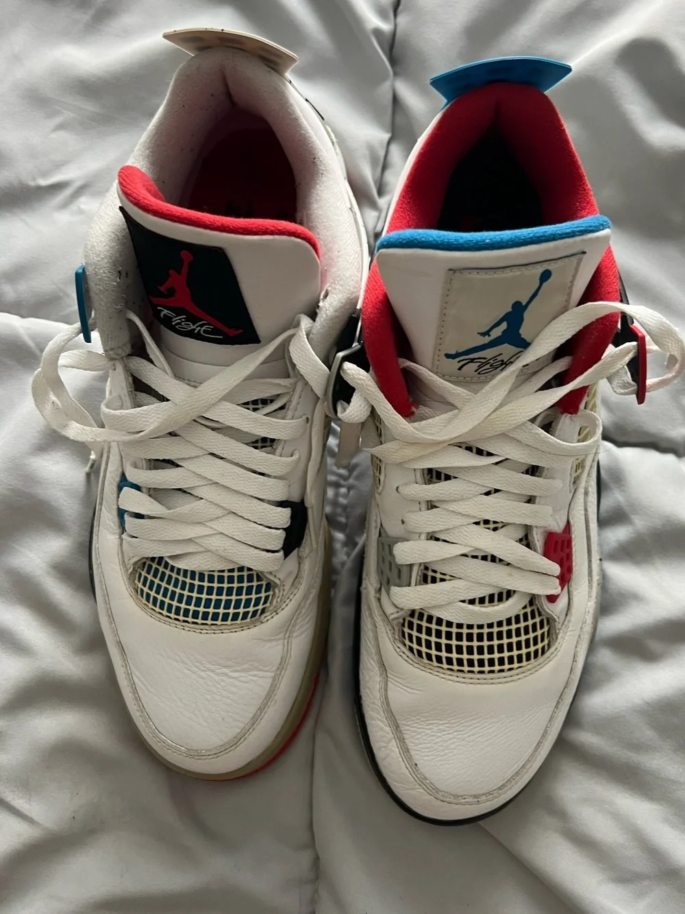 Jordan Air Jordan 4 Retro SE What The 4 2019 White/Red/Blue CI1184-146 size 11.5